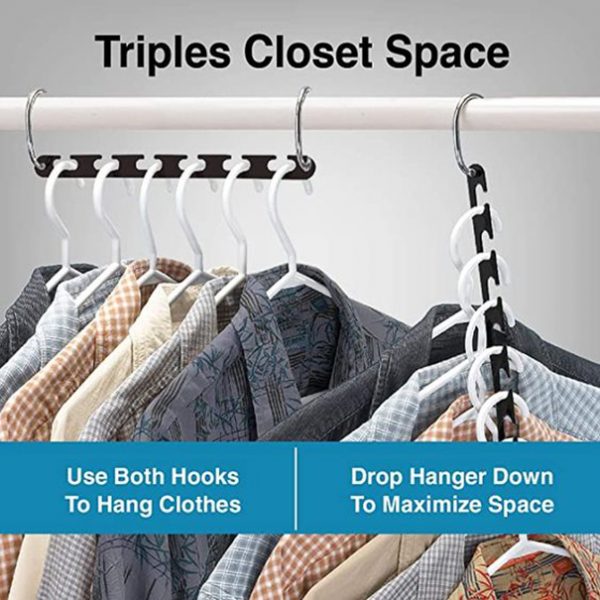 Smart Hanger – Chytrá ramínka pro 40 obleků (4+4 gratis) 03