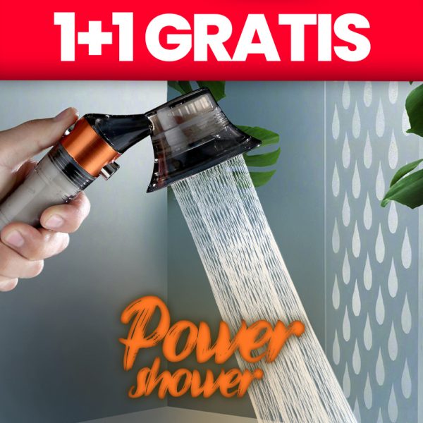 Power Shower – Vysoce tlaková sprchová hlavice (1+1 GRATIS)