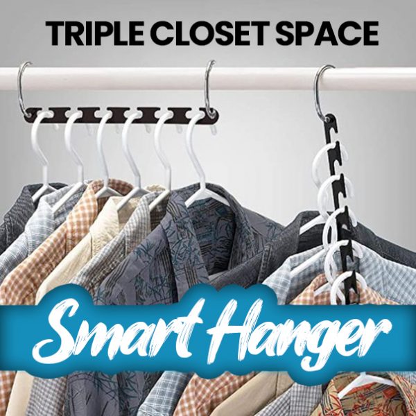 Smart Hanger – Chytrá ramínka pro 40 obleků (4+4 gratis)
