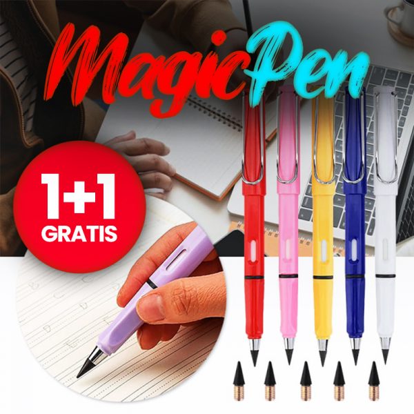 Magic pen – tužka, která se neopotřebovává (5ks) [1+1 GRATIS = 10 ks]