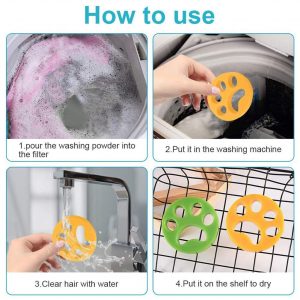 Lapač kožešin – Lapače chlupů na mytí domácích mazlíčků (2ks) 03