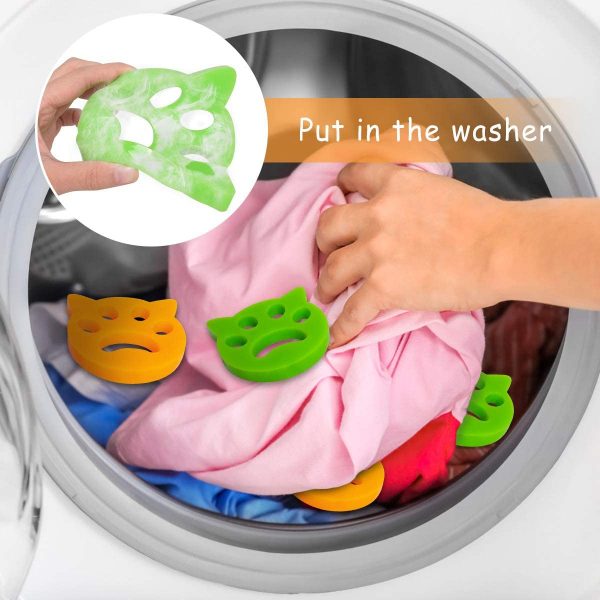 Lapač kožešin – Lapače chlupů na mytí domácích mazlíčků (2ks) 02