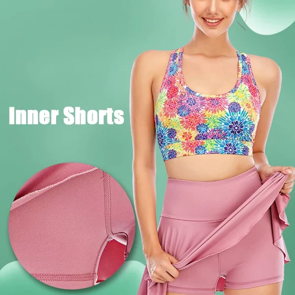 Lalloo sukně se zabudovanými šortkami slider