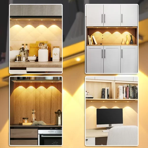 LED světlo pod linku se senzorem pohybu slider