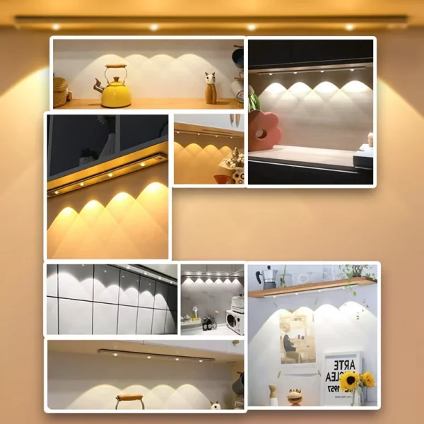 LED světlo pod linku se senzorem pohybu slider