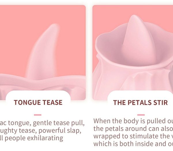 Rose flower – JAZYKOVÝ VIBRÁTOR PRO ŽENY slider