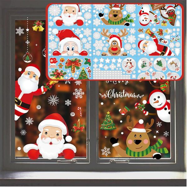 Christmas stickers – Vánoční statické samolepky slider